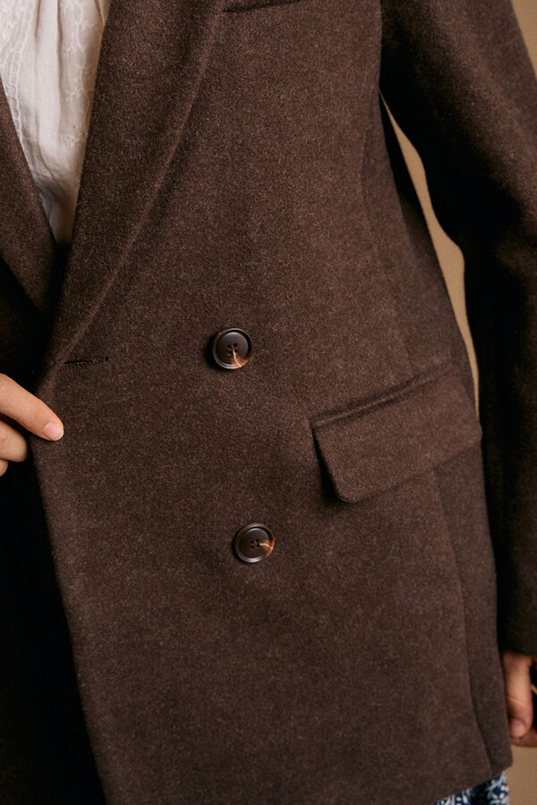 Pol&iacute;n Et Moi Sobretudo de pano Amaia Castanho