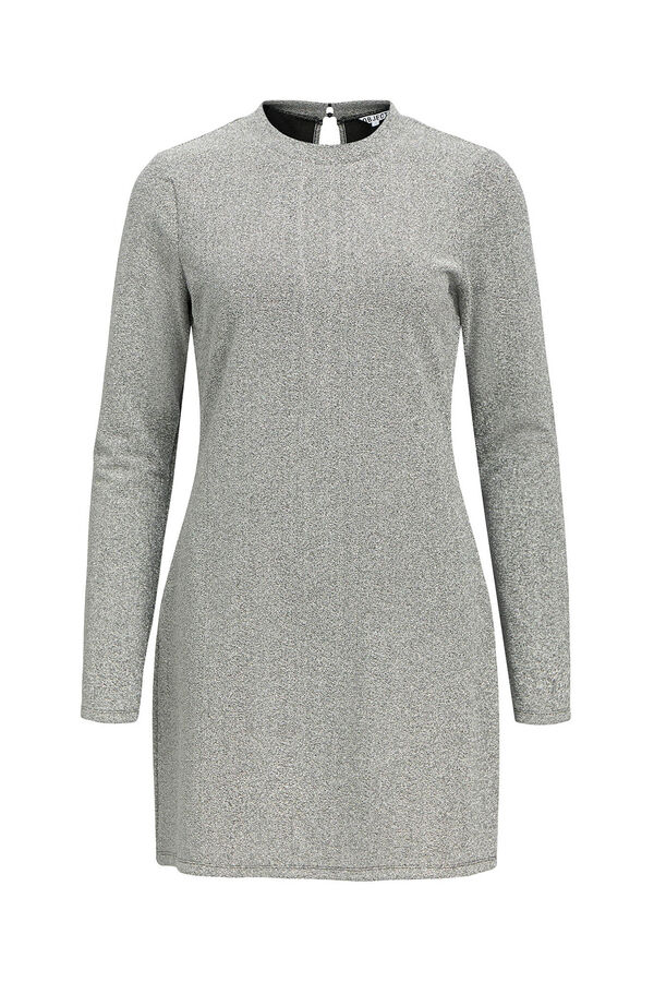 Object Vestido curto com glitter Cinzento