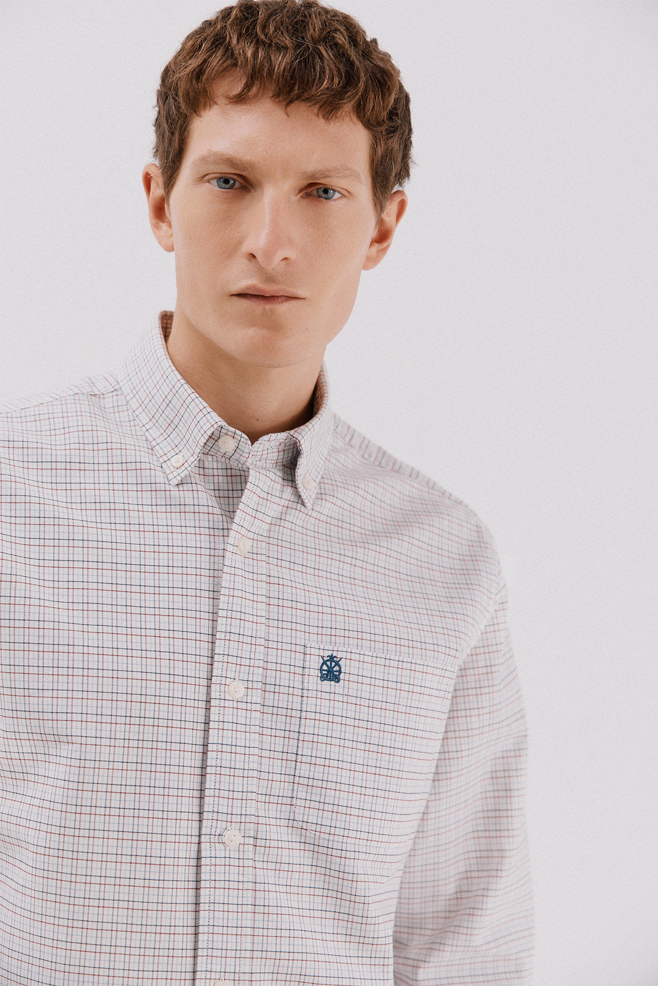 Cortefiel Camisa oxford cuadros