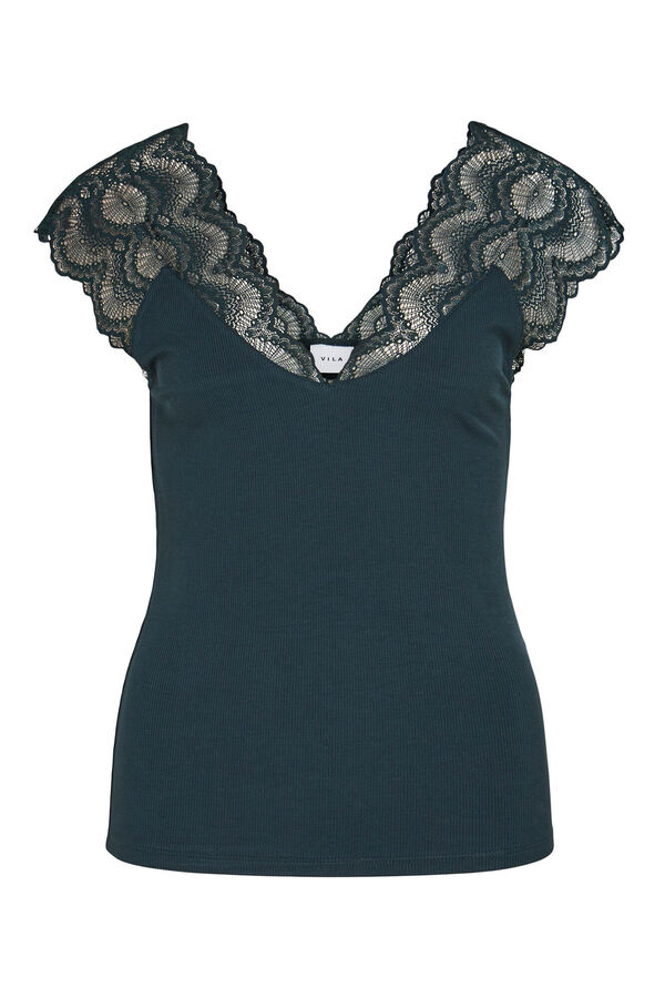 Vila Top renda  Preto