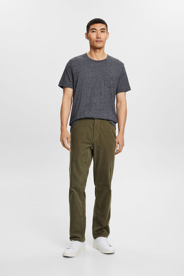 Esprit Calças básicas slim fit Verde
