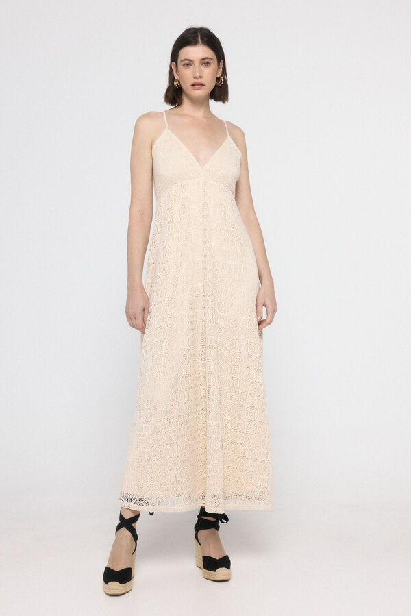 Vero Moda Vestido longo com vazado Cinzento