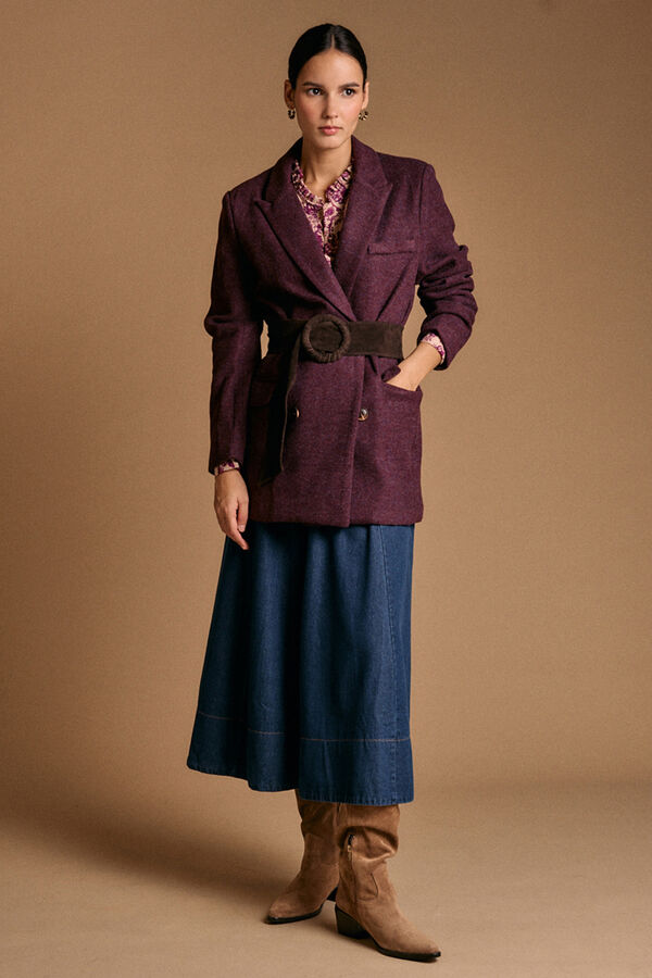 Pol&iacute;n Et Moi Abrigo pa&ntilde;o Amaia Vino