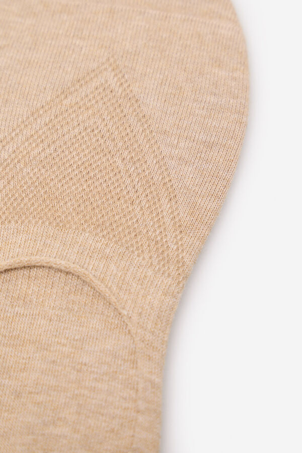Cortefiel Calcetin invisible coolmax Beige