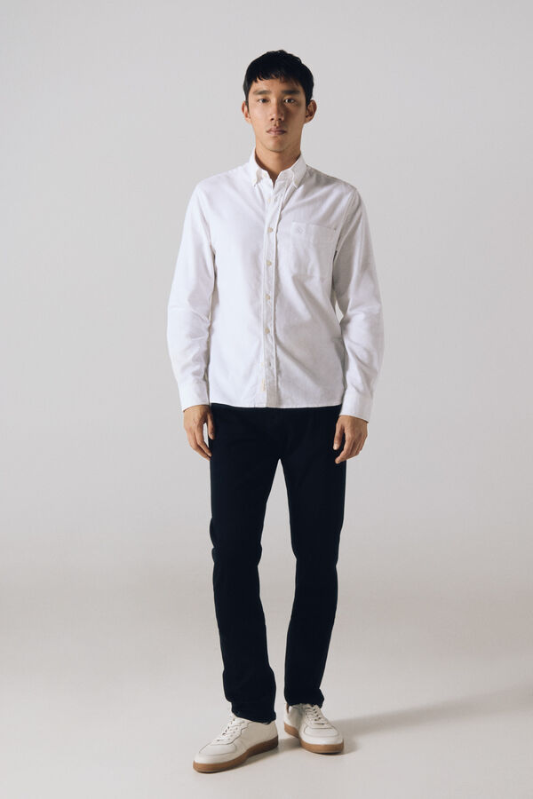 Cortefiel Jeans slim fit coolmax Azul marino