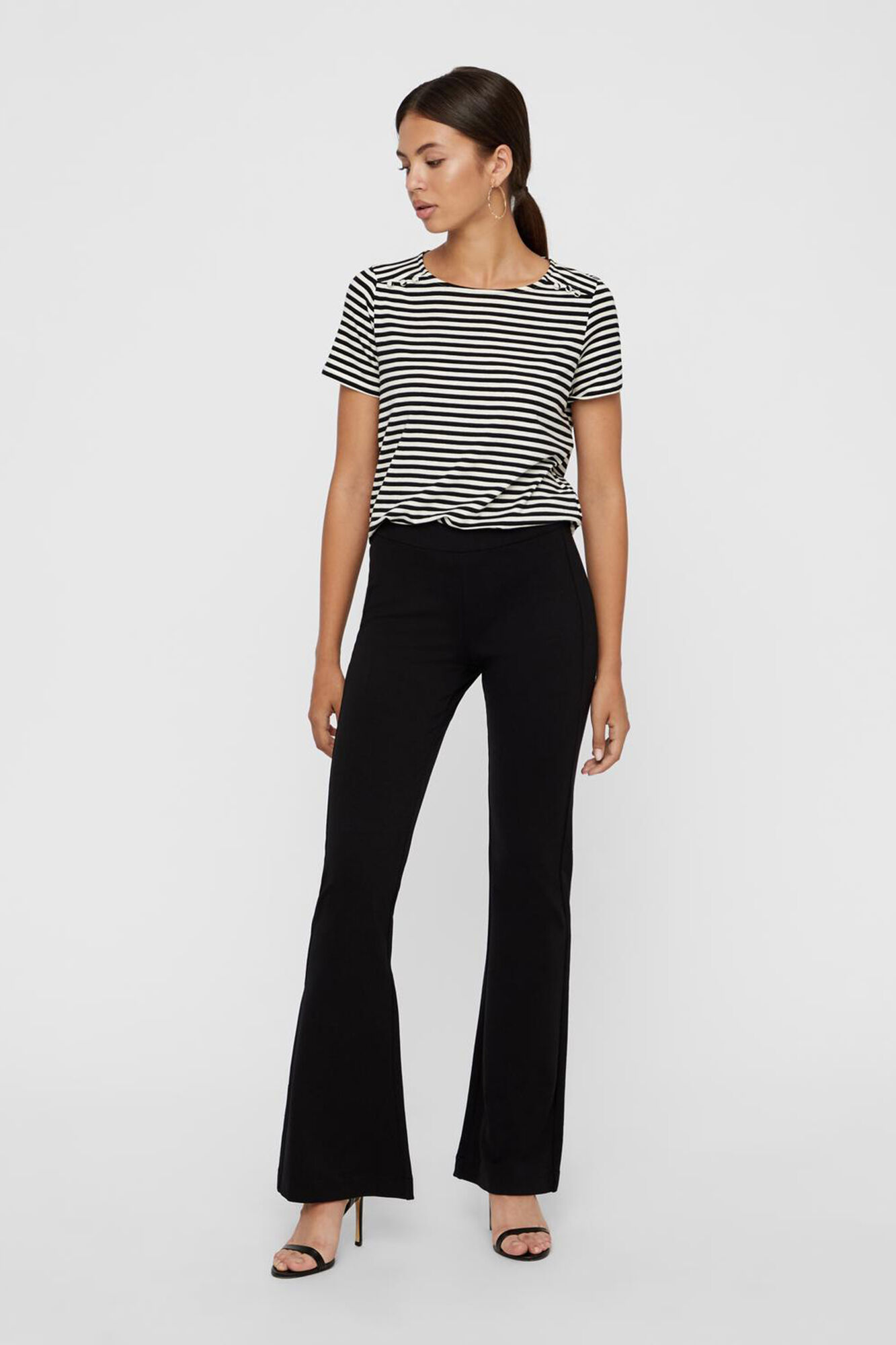 Vero Moda Cal&ccedil;as largas de cintura m&eacute;dia