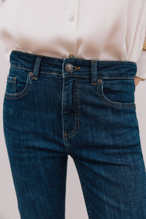 Cortefiel Jeans boca de sino Azul