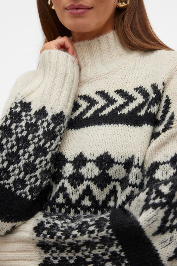 Vero Moda Camisola de malha grossa Cinzento