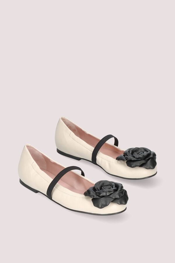 Pretty Ballerinas Dan&ccedil;arina Ros&aacute;rio Ecru