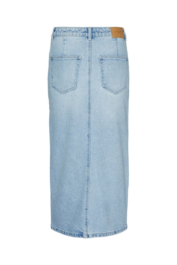 Vero Moda Falda vaquera midi Azul