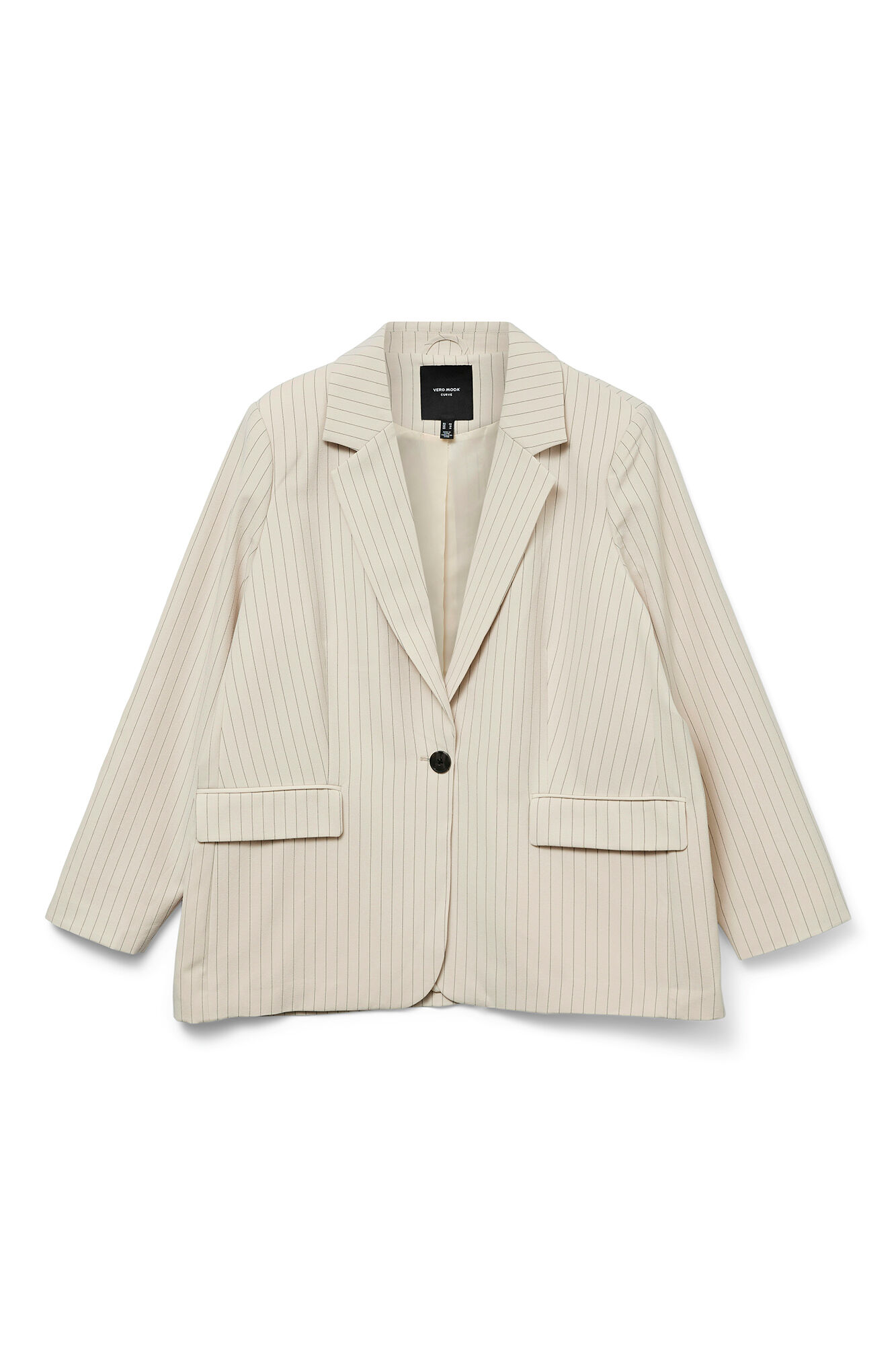 Vero Moda Curve Blazer manga larga con solapa talla grande