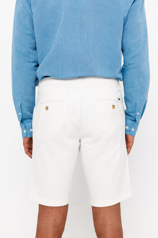 Cortefiel Bermuda chino Ecru