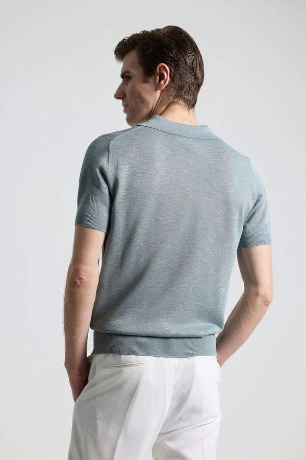 PuroEGO Polo punto jersey Azul