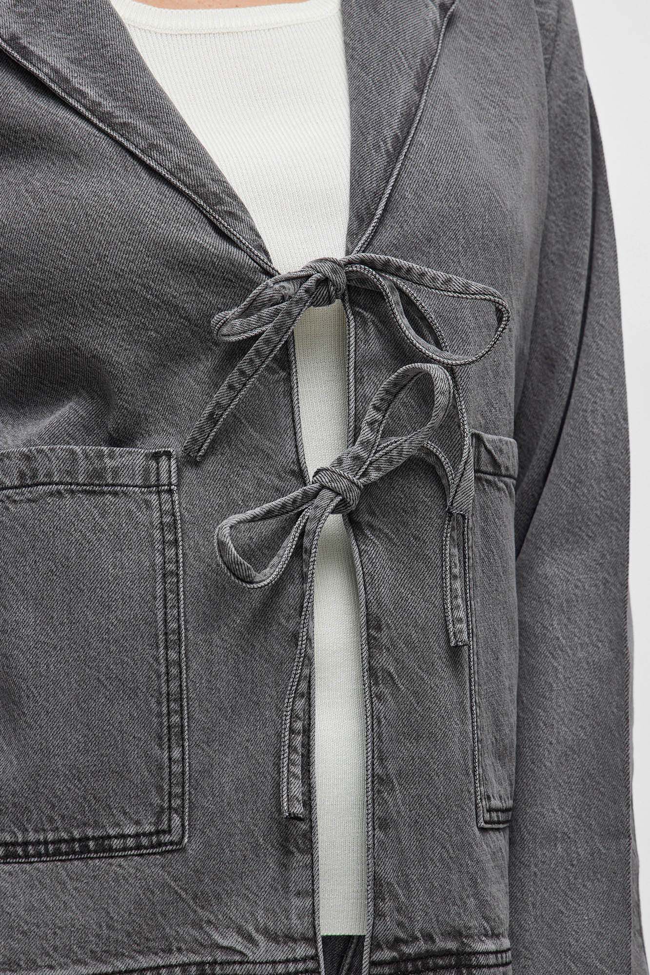 Vila Chaqueta vaquera anudada