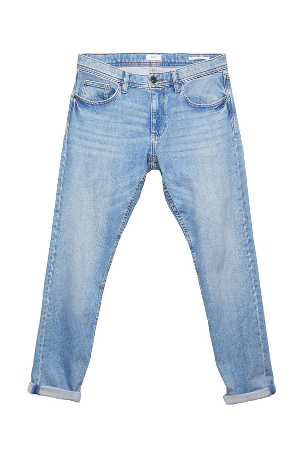 Esprit Jeans 5 bolsos com algodão orgânico Azul