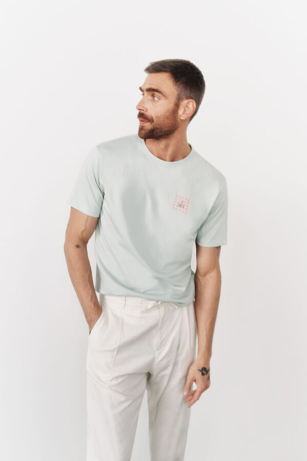 OOTO Camiseta gr&aacute;fica lavada OOTO Verde