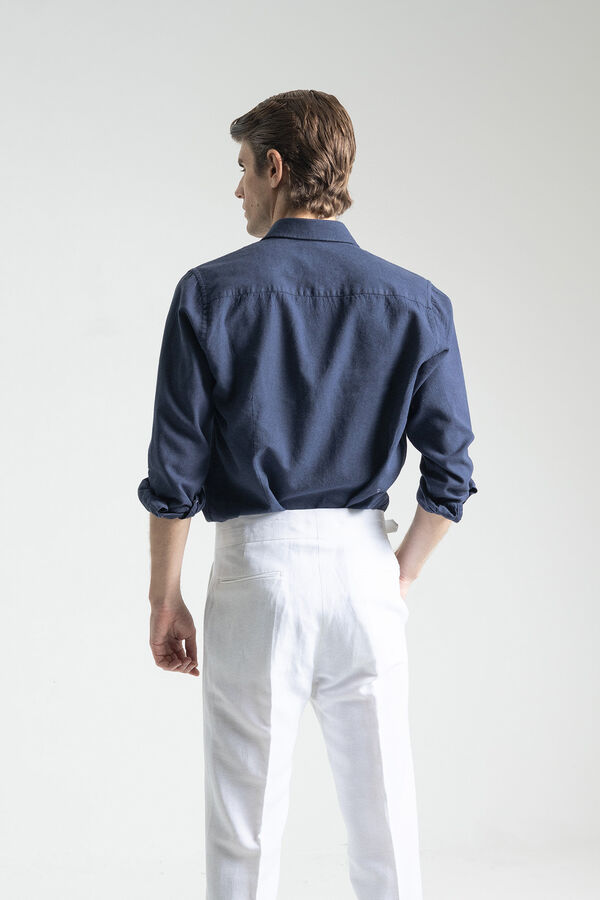 PuroEGO Camisa linho Azul