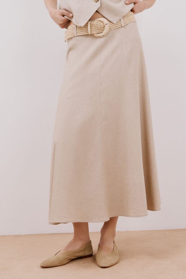 Cortefiel Falda midi capa Arena