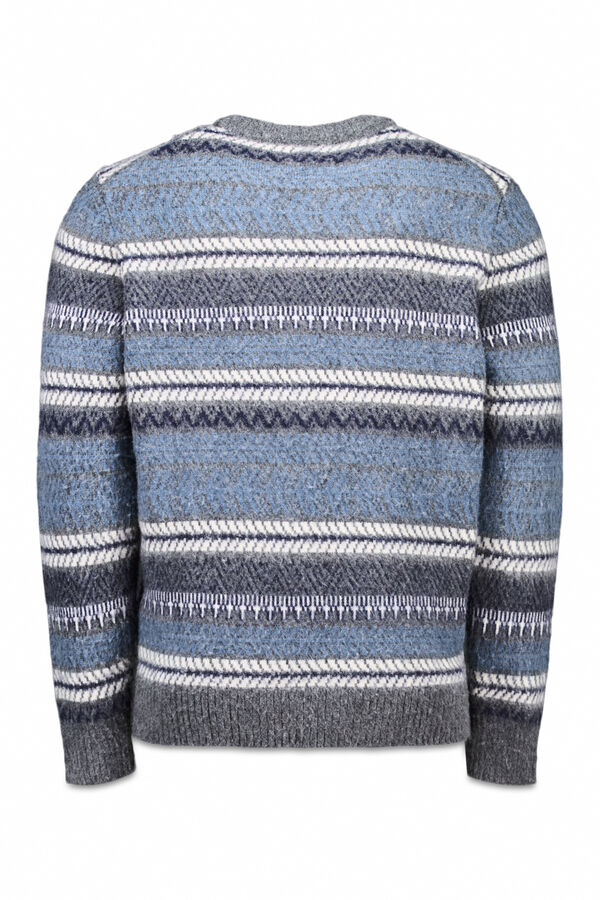 OOTO Jersey navide&ntilde;o cuello caja Estampado gris