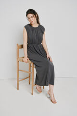 Vero Moda Vestido 7/8 sem mangas Cinzento