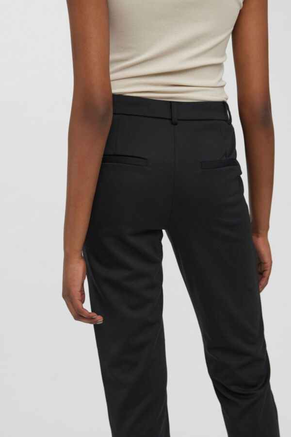 Vero Moda Cal&ccedil;as compridas de malha Preto