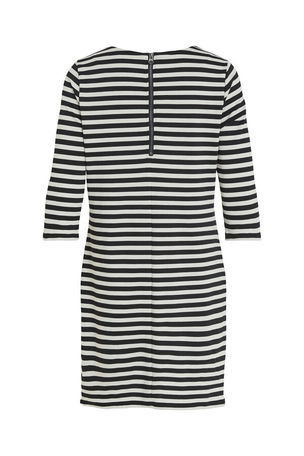 Vila Short striped dress Preto