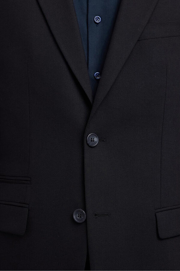 Selected Traje de dos piezas slim fit lana fr&iacute;a Negro