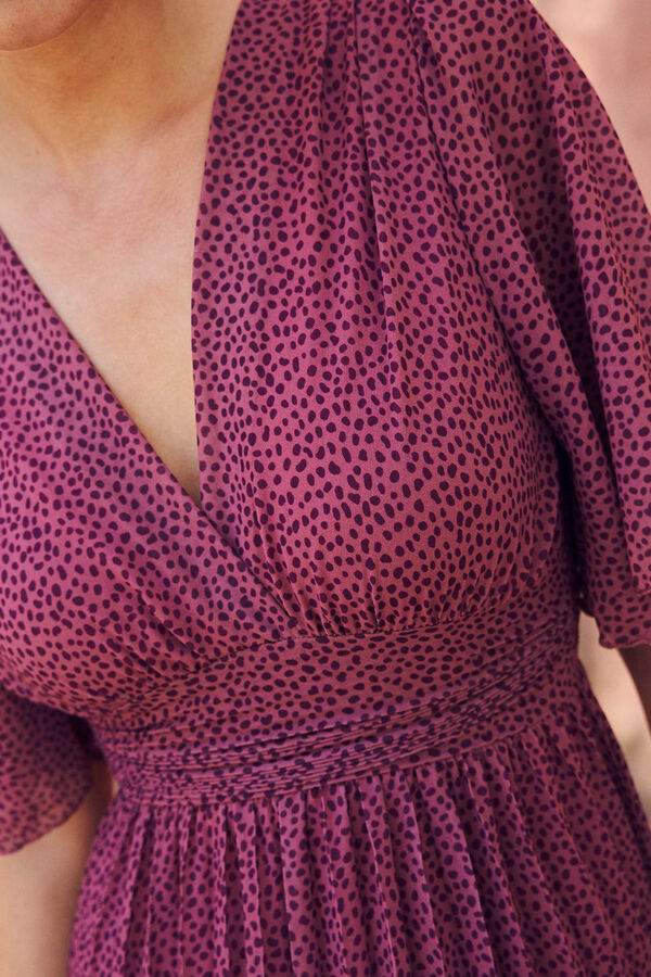 Pol&iacute;n Et Moi Vestido Largo Parina Morado
