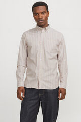 Jack & Jones Camisola oxford slim fit Castanho