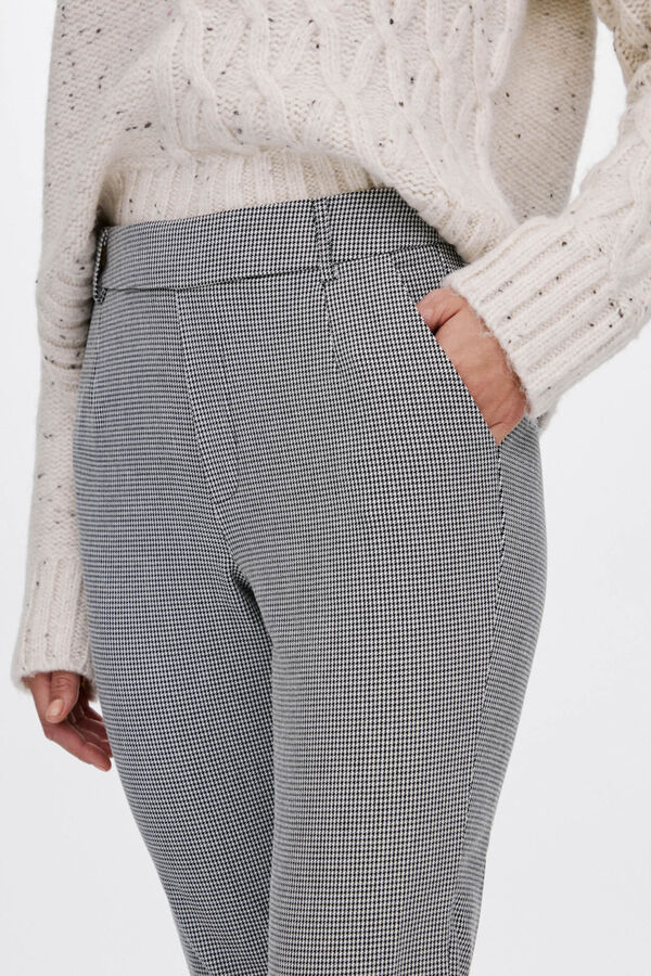 Vila Pantal&oacute;n de vestir slim fit Gris