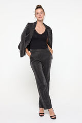 Vero Moda Cal&ccedil;as de lurex Preto