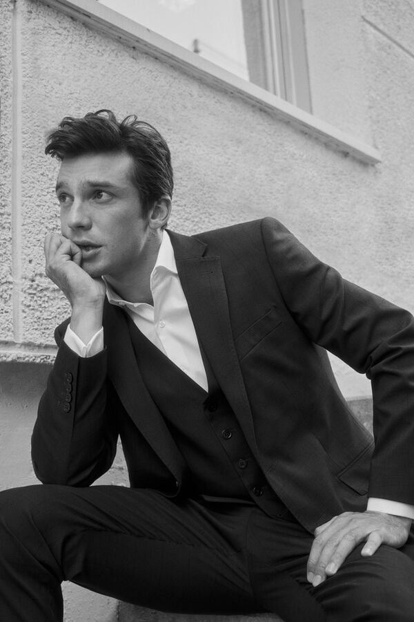 Cortefiel Blazer quadrados s&eacute;rie XXI Azul