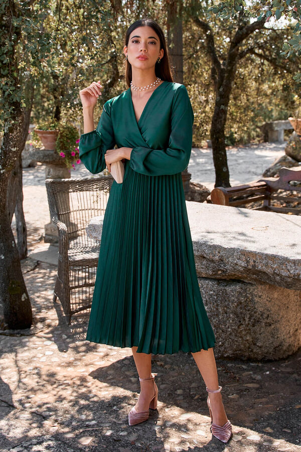 Vestido God Vestido Evanglico Vestido Plissado 2019 VESTIDO LONGO