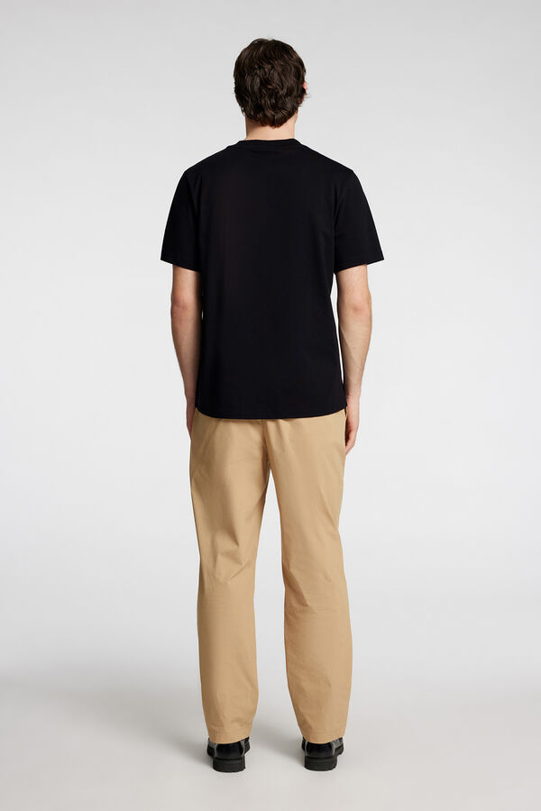 Selected T-shirt de manga curta Preto