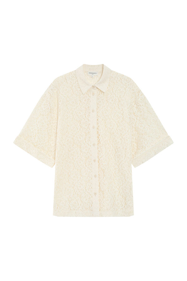 Grace & Mila Camisa de renda Vendel Branco