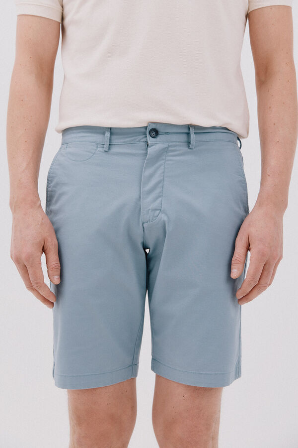 Cortefiel Bermuda chino Azul