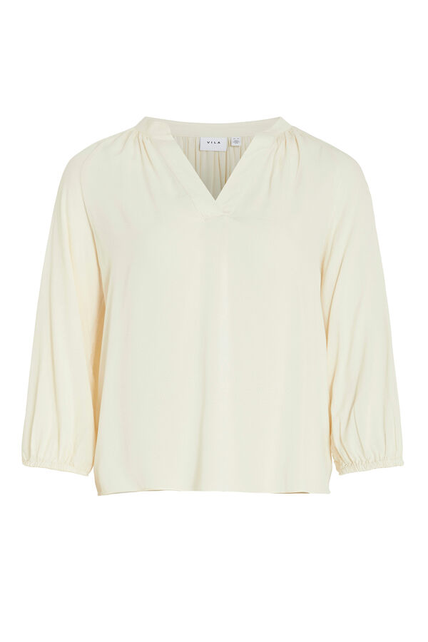 Vila Blusa manga 3/4 Gris