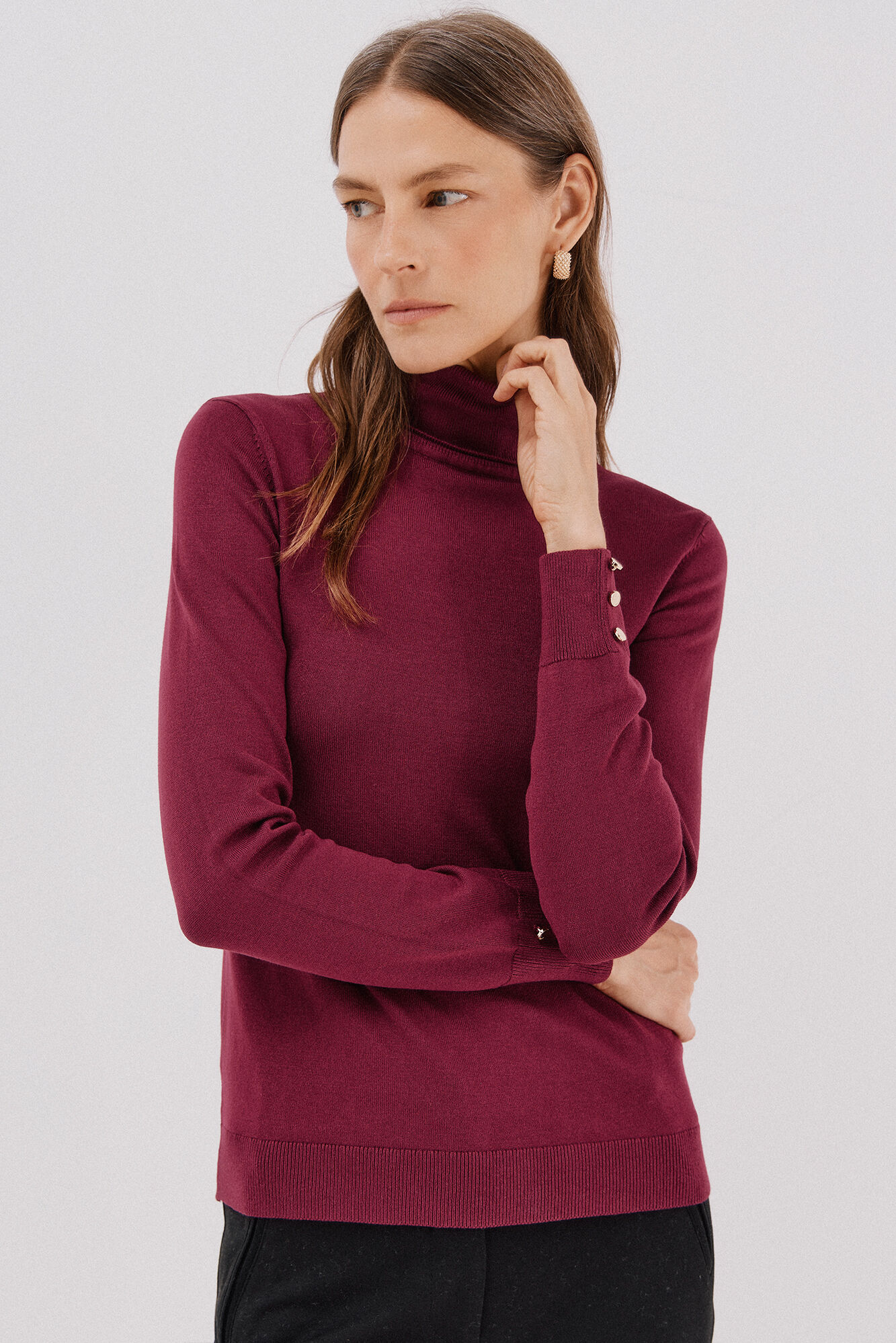 Cortefiel Jersey cuello vuelto