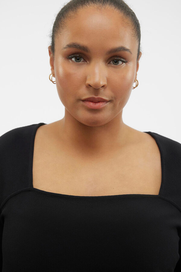 Vero Moda Curve Vestido corto talla grande Negro