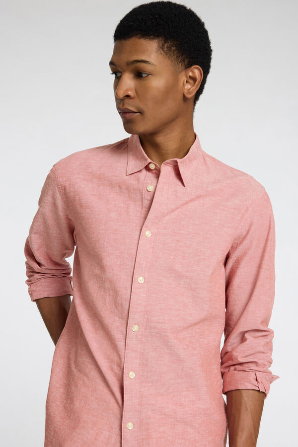 Selected Camisa de linho slim fit Subiu