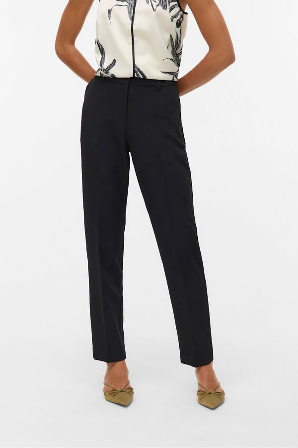 Vero Moda Pantal&oacute;n largo de vestir Negro