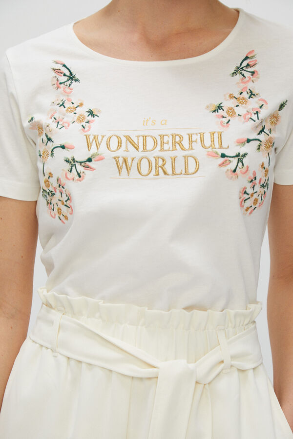 Cortefiel T-shirt estampado floral Impressão