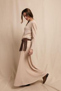 Slowlove Falda capa de punto