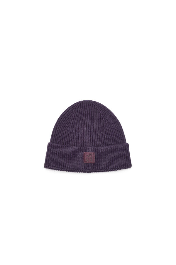 OOTO Gorro malha canelada Roxo
