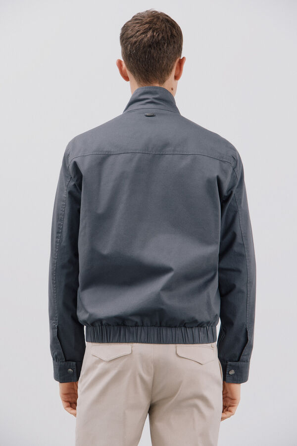 Cortefiel Blus&atilde;o algod&atilde;o Cinzento