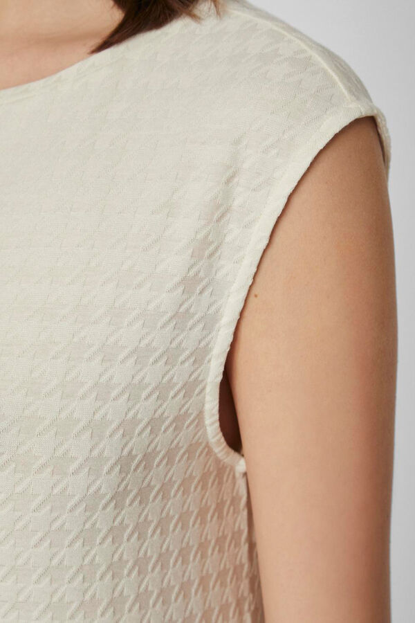 Vila Vestido midi con manga corta Gris