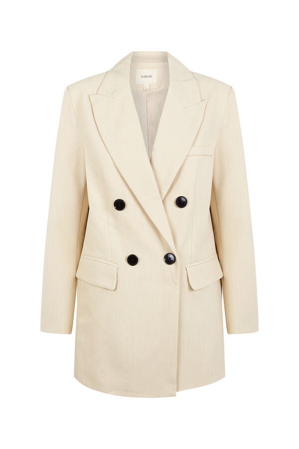 Slowlove Chaqueta americana cruzada Beige