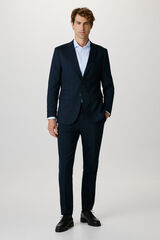 Selected Pantal&oacute;n de traje Slim Fit Azul marino