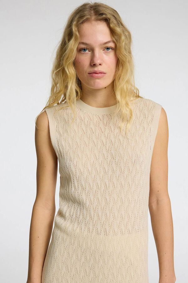 Selected Femme Vestido de punto Gris