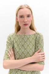 Cortefiel Camisola básica com botões dourados Multicolorido